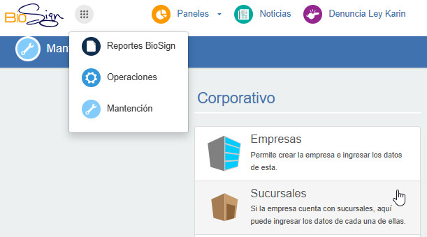 Mantención Sucursales